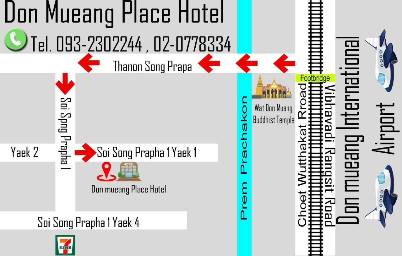 Donmueang Place Hotel - Sha Plus Banguecoque Exterior foto